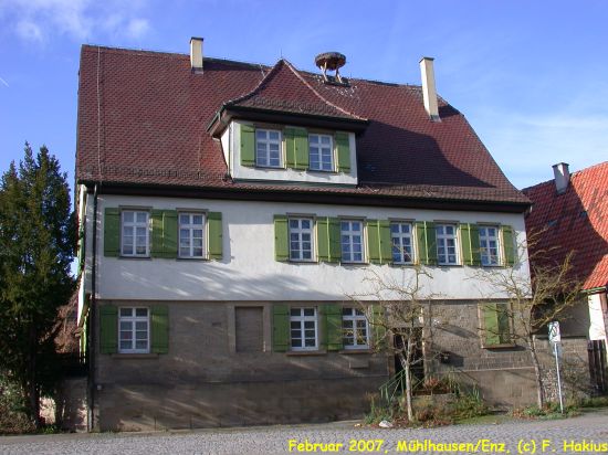 Geburtshaus von Hiller (Pfarrhaus)