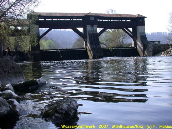 Wasserkraftwerk Mühlhausen an der Enz
