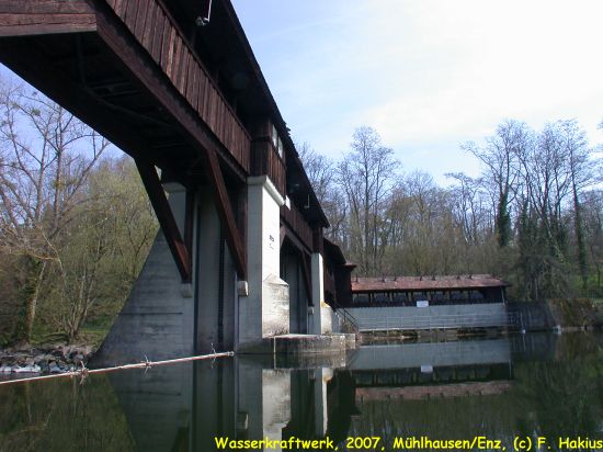 Wasserkraftwerk Mühlhausen an der Enz