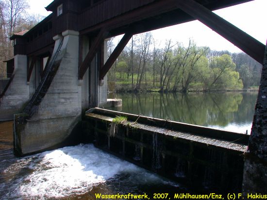 Wasserkraftwerk Mühlhausen an der Enz