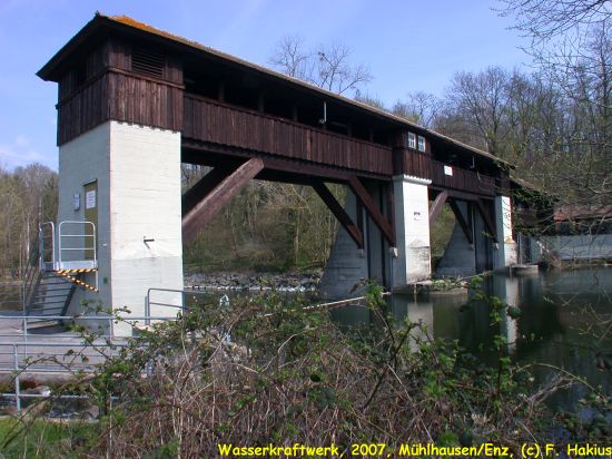 Wasserkraftwerk Mühlhausen an der Enz