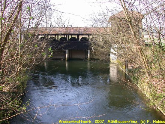 Wasserkraftwerk Mühlhausen an der Enz