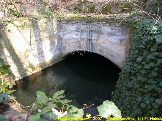 Wasserkraftwerk Mühlhausen an der Enz