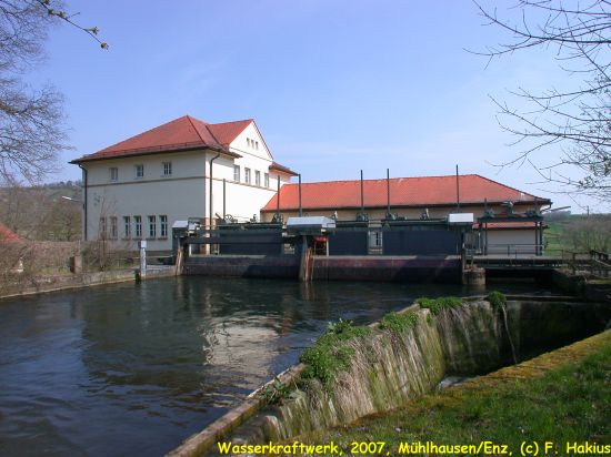 Wasserkraftwerk Mühlhausen an der Enz