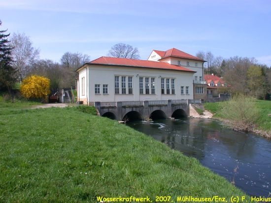Wasserkraftwerk Mühlhausen an der Enz