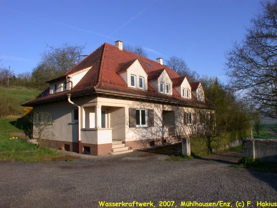 Wasserkraftwerk Mühlhausen an der Enz