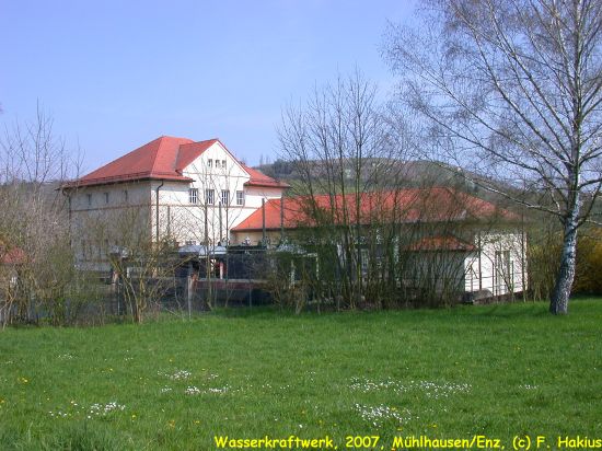 Wasserkraftwerk Mühlhausen an der Enz
