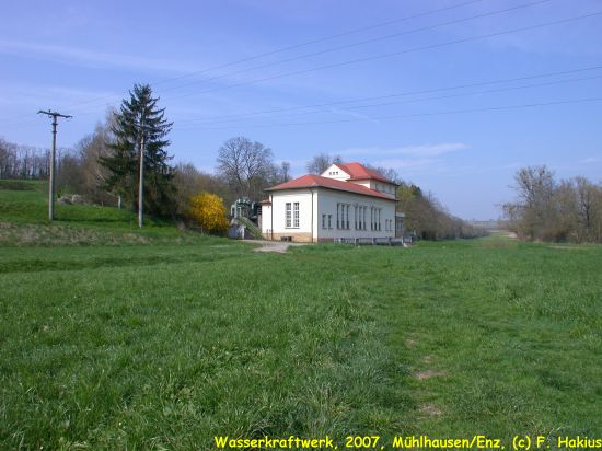 Wasserkraftwerk Mühlhausen an der Enz
